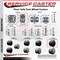 Service Caster 4'' Black Heavy Duty Floor Safe Twin Wheel Casters Top Plate, 5PK SCC-TP02S100-TPR-BLK-5 - alternate 2